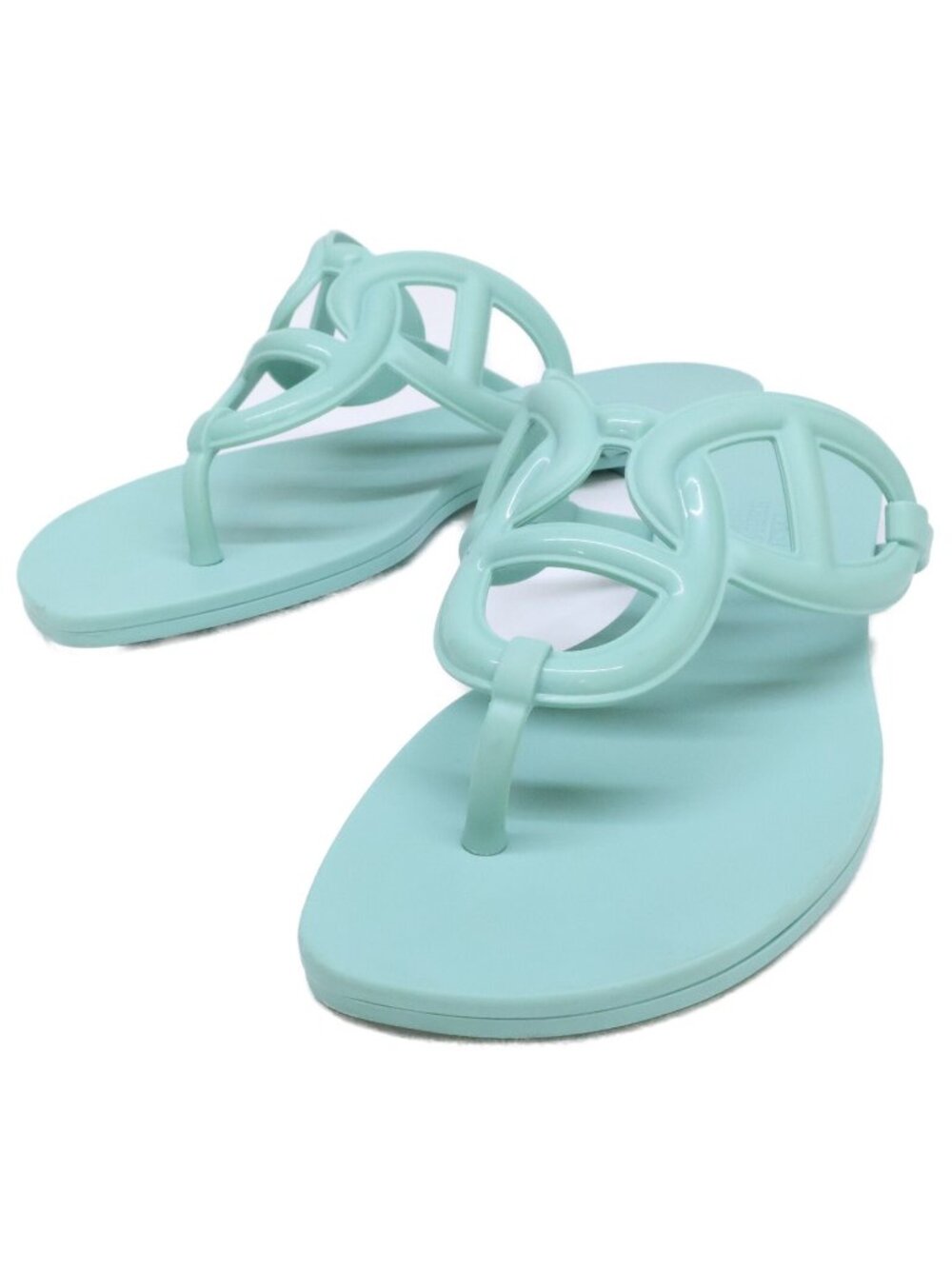 Hermes Egerie Chaine D'ancre Thong Sandals